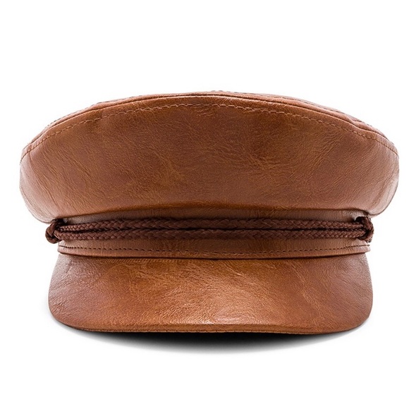 New Brixton x U.O. Fiddler Fisherman Faux Leather - Picture 3 of 8